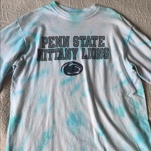 tie dye champion penn state graphic tee